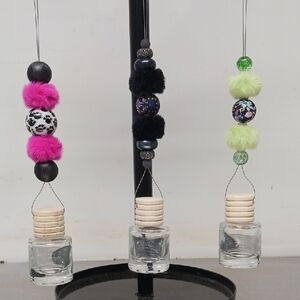 Colorful Pom Pom Car Diffusers